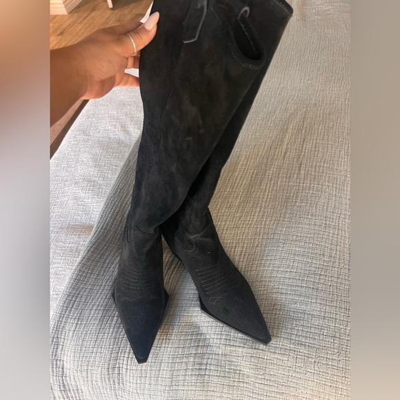 Intentionally Blank x Revolve Karianne Boot - Black Sz 8 - Picture 3 of 5